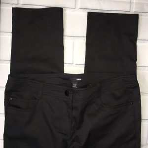 H&M Black Women Pants Size 16